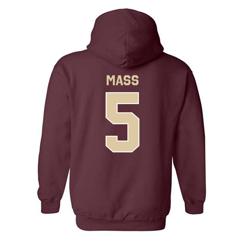 Boston College - NCAA Baseball : John Mass - Classic Shersey Hooded Sweatshirt-1