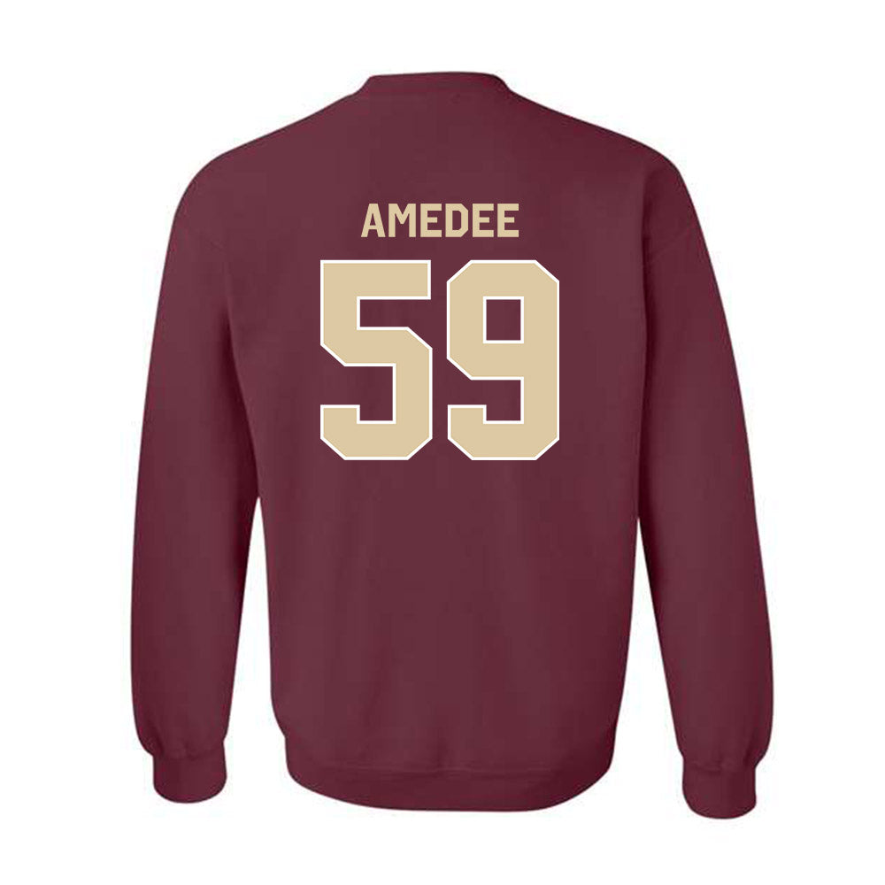Boston College - NCAA Football : Micah Amedee - Classic Shersey Crewneck Sweatshirt-1