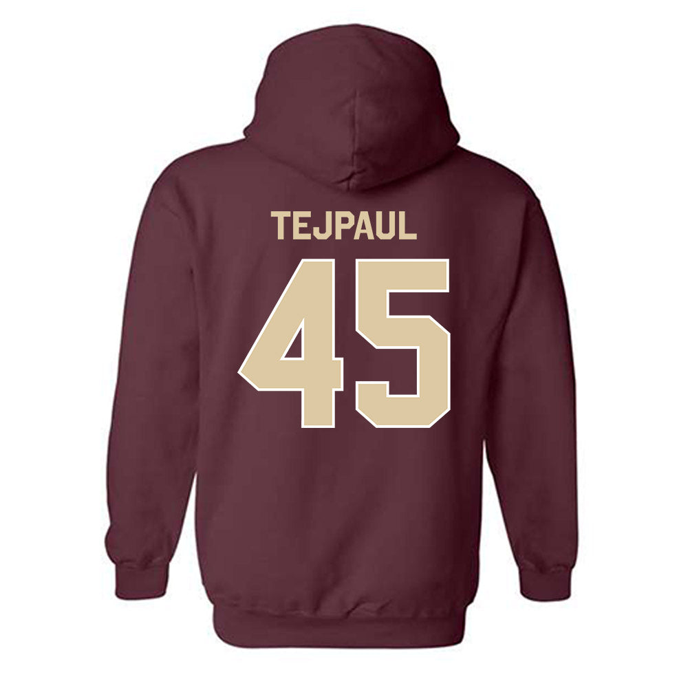 Boston College - NCAA Football : Max Tejpaul - Classic Shersey Hooded Sweatshirt-1
