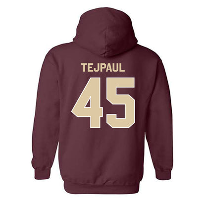 Boston College - NCAA Football : Max Tejpaul - Classic Shersey Hooded Sweatshirt-1