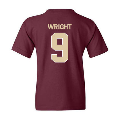 Boston College - NCAA Football : Landon Wright - Classic Shersey Youth T-Shirt-1