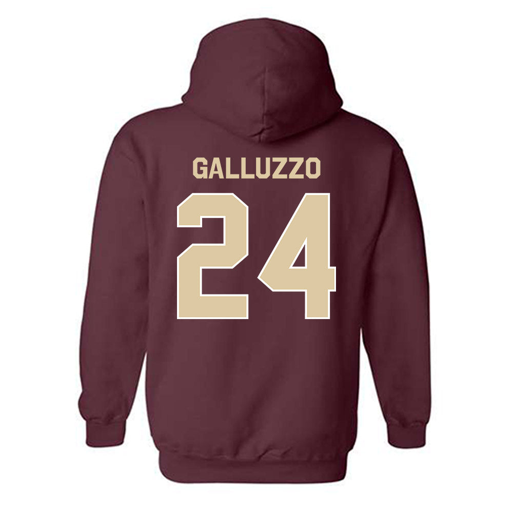 Boston College - NCAA Men's Soccer : Devon Galluzzo - Classic Shersey Hooded Sweatshirt-1