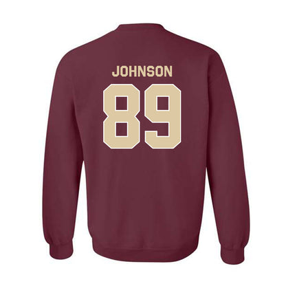 Boston College - NCAA Football : DJ Johnson - Classic Shersey Crewneck Sweatshirt-1