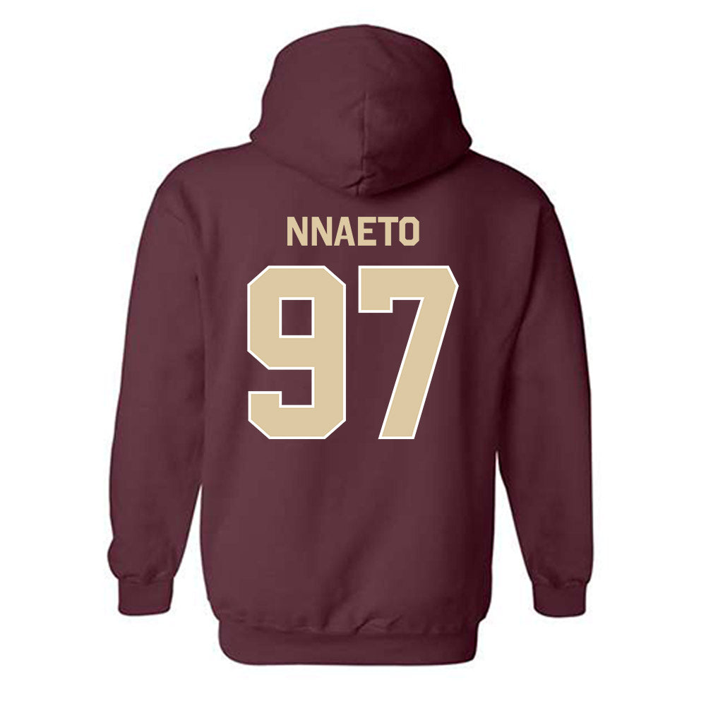 Boston College - NCAA Football : Chuck Nnaeto - Classic Shersey Hooded Sweatshirt-1
