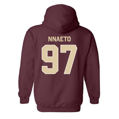 Boston College - NCAA Football : Chuck Nnaeto - Classic Shersey Hooded Sweatshirt-1