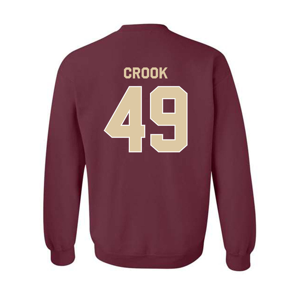 Boston College - NCAA Football : Cooper Crook - Classic Shersey Crewneck Sweatshirt-1