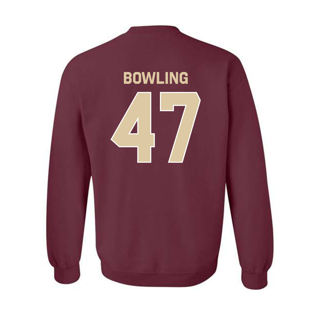 Boston College - NCAA Football : Caden Bowling - Classic Shersey Crewneck Sweatshirt-1