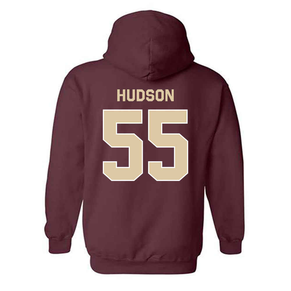 Boston College - NCAA Football : Christian Hudson - Classic Shersey Hooded Sweatshirt-1