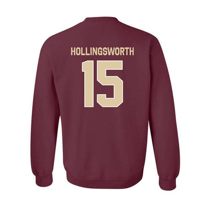 Boston College - NCAA Women's Basketball : Megan Hollingsworth - Classic Shersey Crewneck Sweatshirt-1