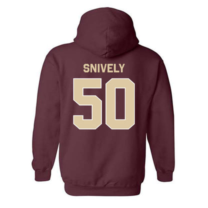 Boston College - NCAA Football : Owen Snively - Classic Shersey Hooded Sweatshirt-1