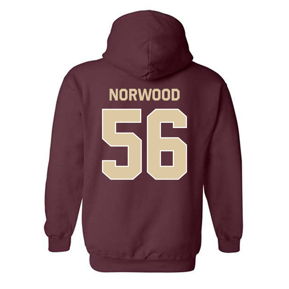 Boston College - NCAA Football : Jani Norwood - Classic Shersey Hooded Sweatshirt-1