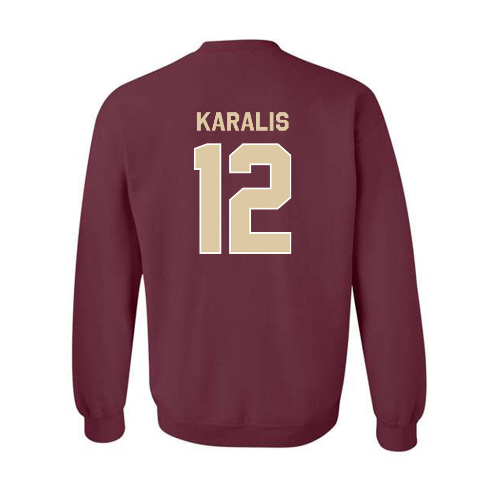Boston College - NCAA Men's Soccer : Alexi Karalis - Classic Shersey Crewneck Sweatshirt-1