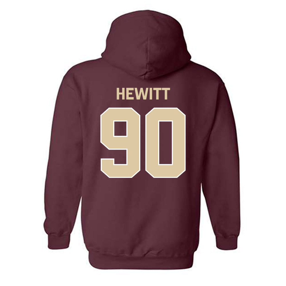 Boston College - NCAA Football : Jon Hewitt - Classic Shersey Hooded Sweatshirt-1