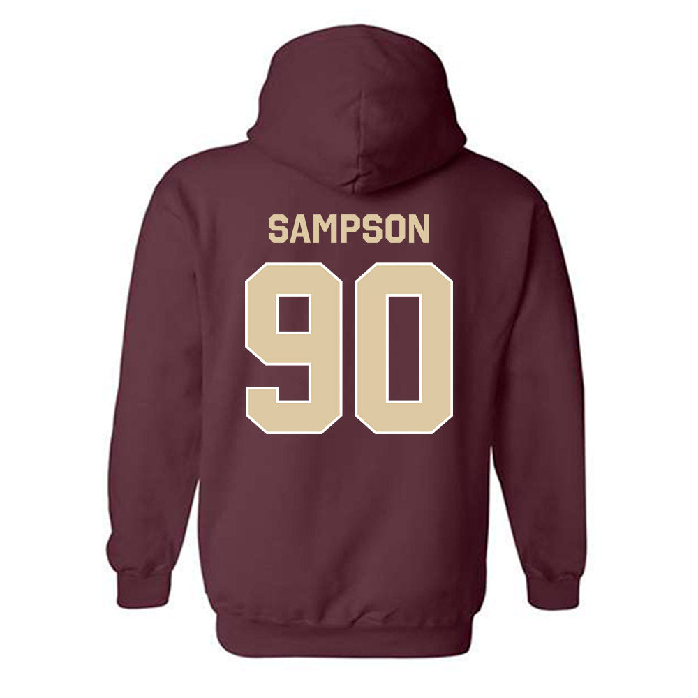 Boston College - NCAA Football : KJ Sampson - Classic Shersey Hooded Sweatshirt-1