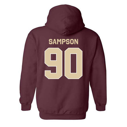 Boston College - NCAA Football : KJ Sampson - Classic Shersey Hooded Sweatshirt-1
