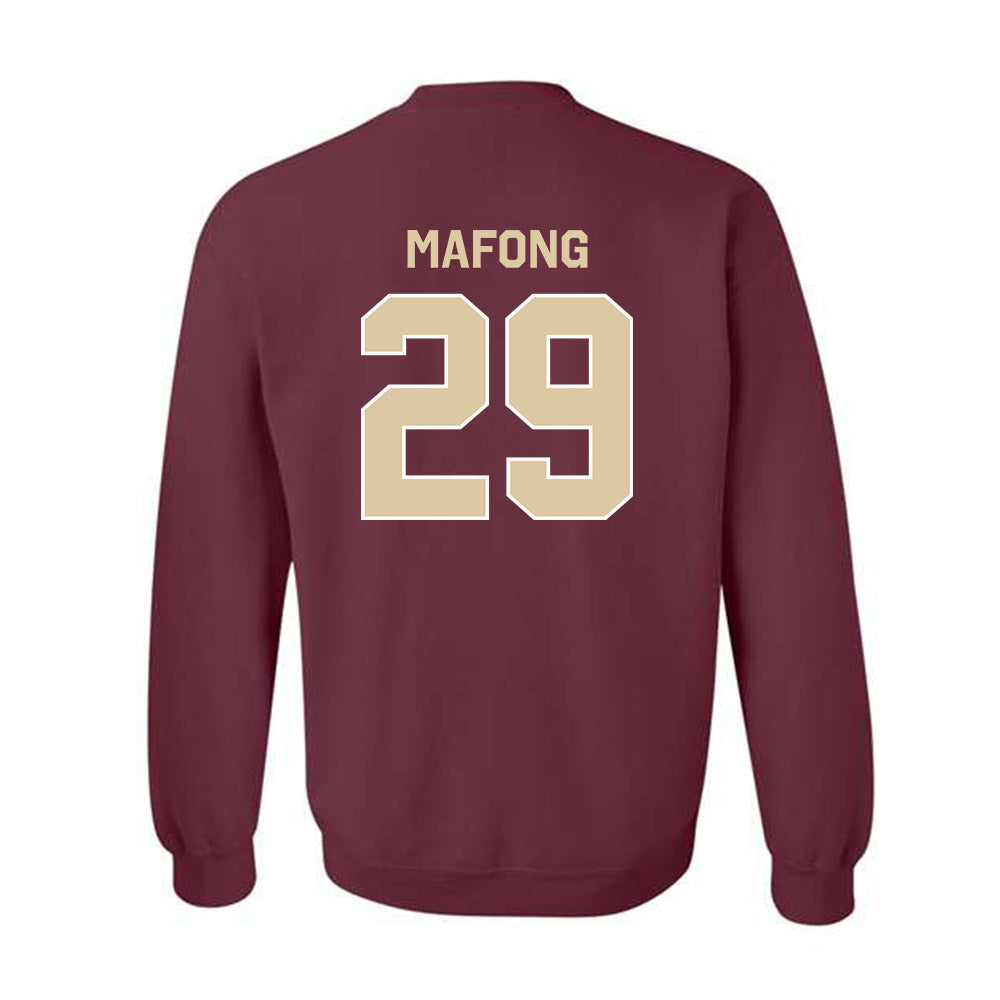 Boston College - NCAA Men's Soccer : Dylan Mafong - Classic Shersey Crewneck Sweatshirt-1