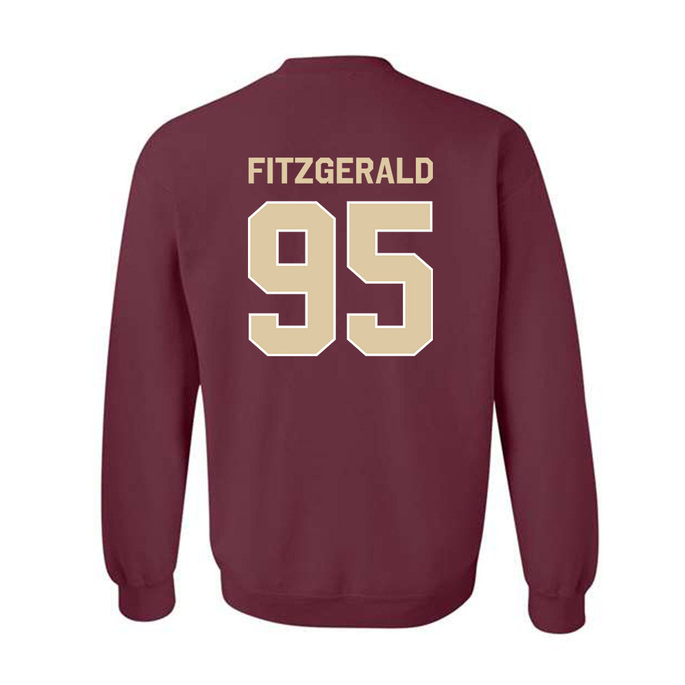Boston College - NCAA Football : Mac Fitzgerald - Classic Shersey Crewneck Sweatshirt-1