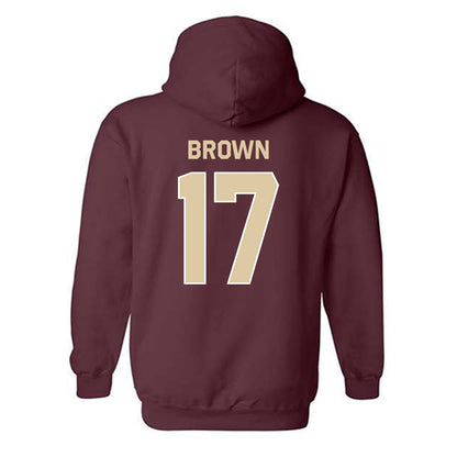 Boston College - NCAA Men's Soccer : Russell Brown - Classic Shersey Hooded Sweatshirt-1
