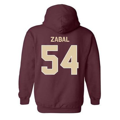Boston College - NCAA Football : Juan Zabal - Classic Shersey Hooded Sweatshirt-1
