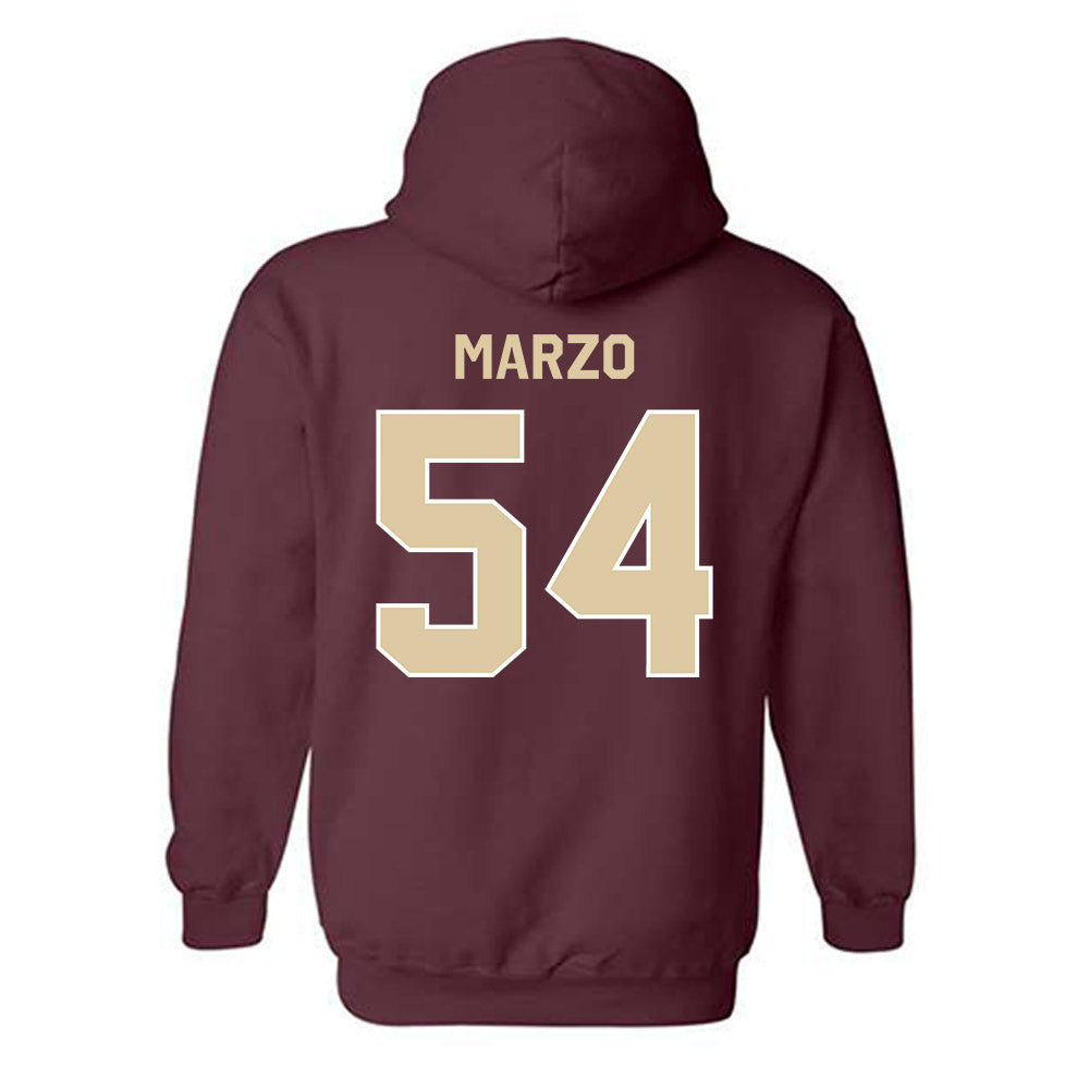 Boston College - NCAA Baseball : Ethan Marzo - Classic Shersey Hooded Sweatshirt-1