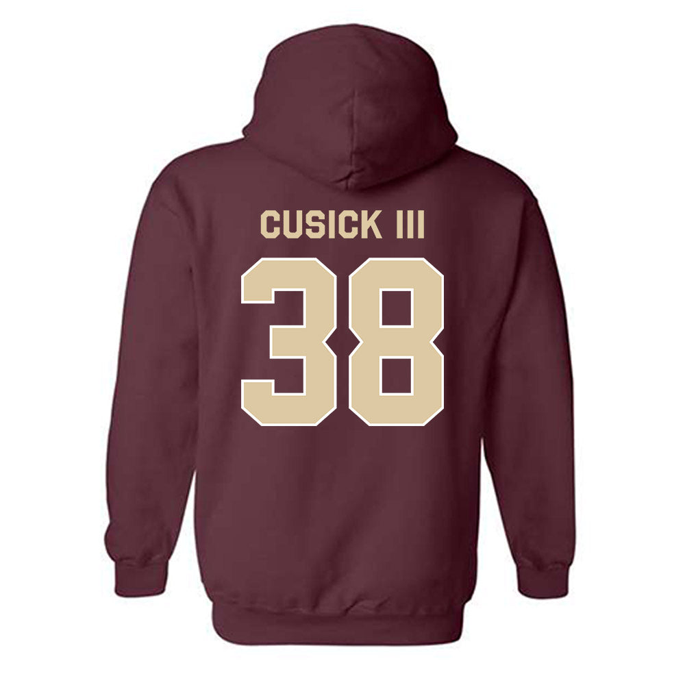Boston College - NCAA Football : Tommy Cusick III - Classic Shersey Hooded Sweatshirt-1