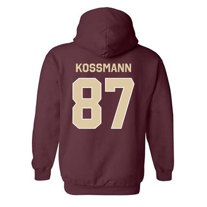 Boston College - NCAA Football : Cameron Kossmann - Classic Shersey Hooded Sweatshirt-1