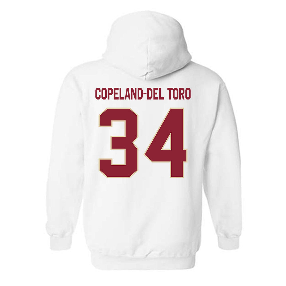 Boston College - NCAA Men's Soccer : Bryce Copeland-Del Toro - Classic Shersey Hooded Sweatshirt-1