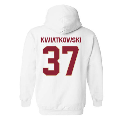 Boston College - NCAA Baseball : John Kwiatkowski - Classic Shersey Hooded Sweatshirt-1