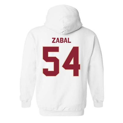 Boston College - NCAA Football : Juan Zabal - Classic Shersey Hooded Sweatshirt-1