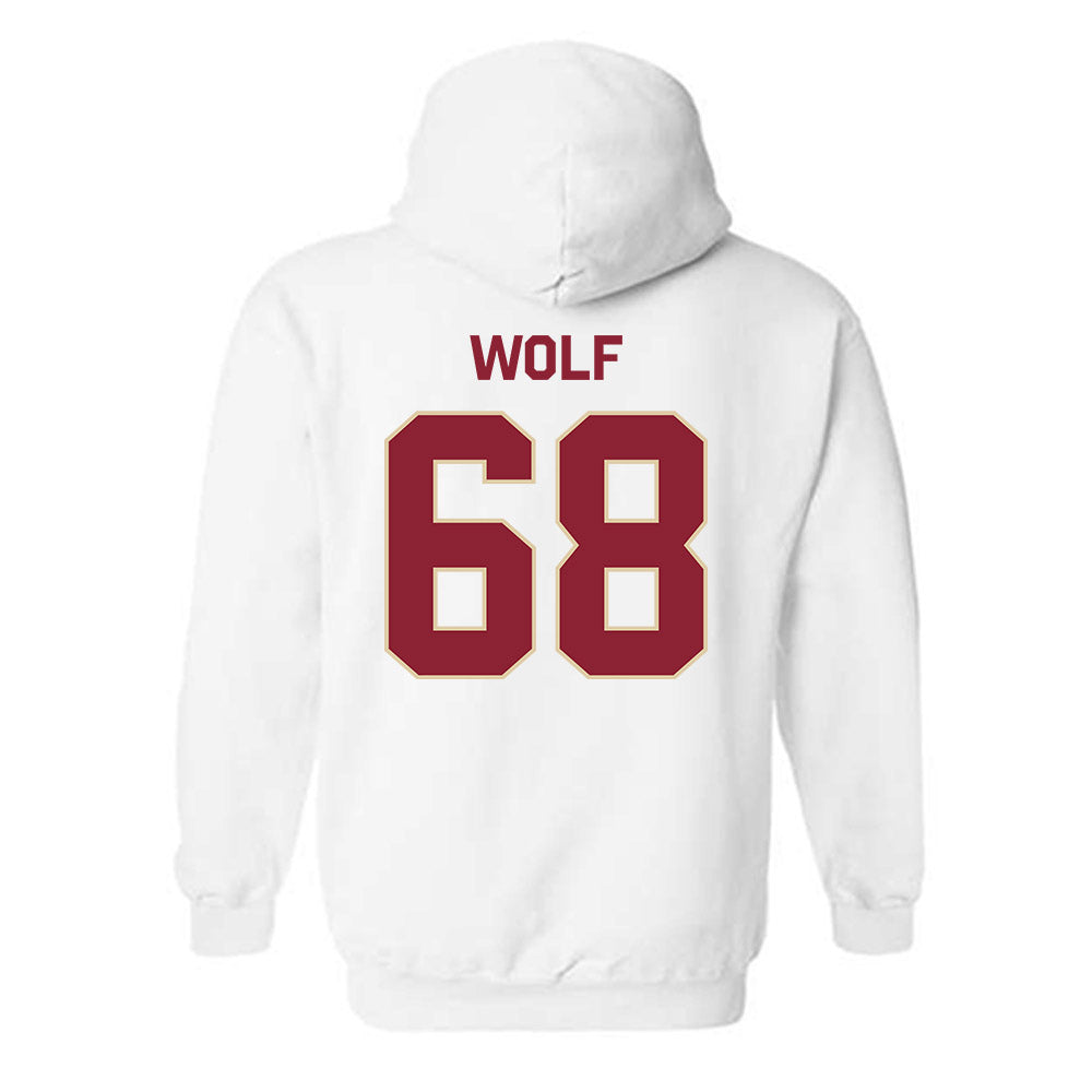 Boston College - NCAA Women's Volleyball : Milly Wolf - Classic Shersey Hooded Sweatshirt-1