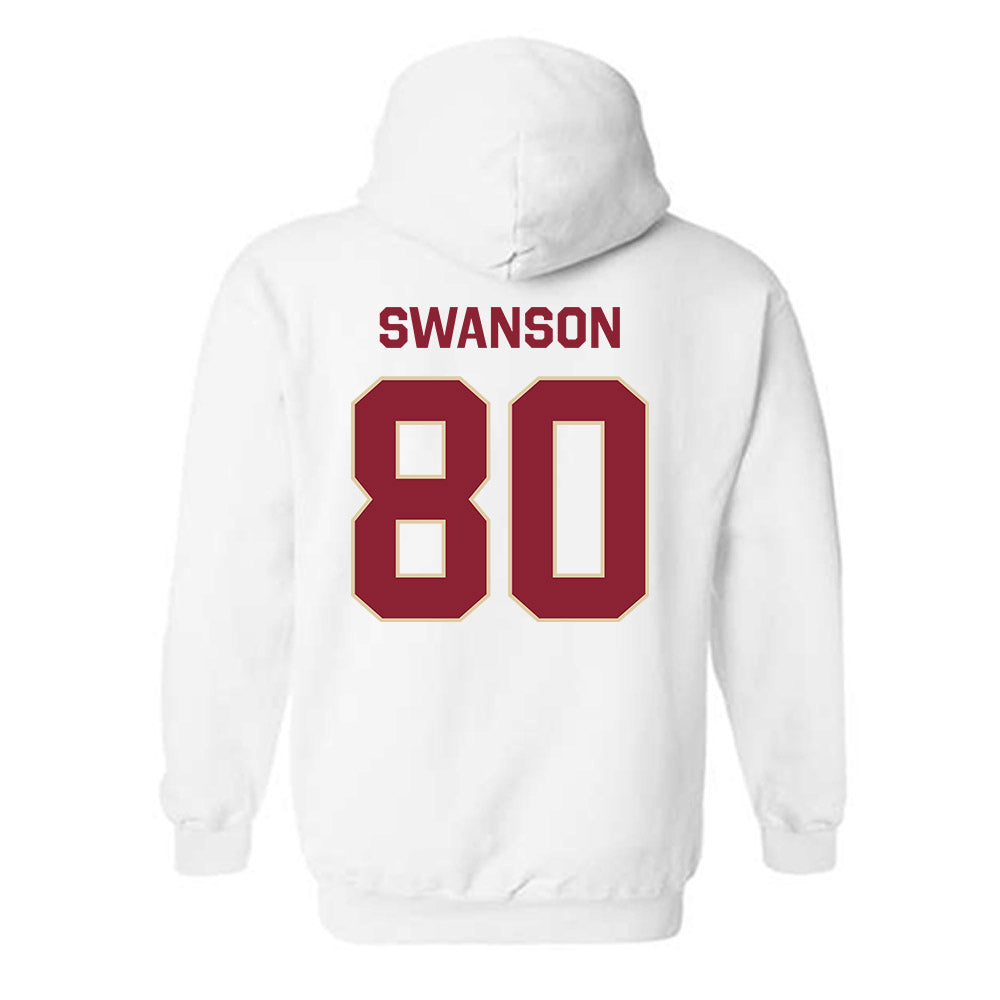 Boston College - NCAA Football : Reed Swanson - Classic Shersey Hooded Sweatshirt-1