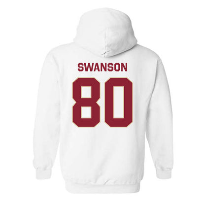 Boston College - NCAA Football : Reed Swanson - Classic Shersey Hooded Sweatshirt-1