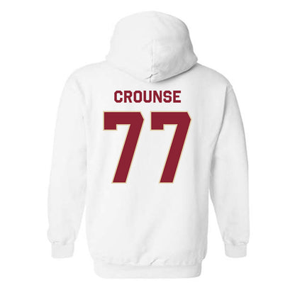 Boston College - NCAA Football : Michael Crounse - Classic Shersey Hooded Sweatshirt-1