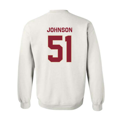 Boston College - NCAA Football : Amir Johnson - Classic Shersey Crewneck Sweatshirt-1