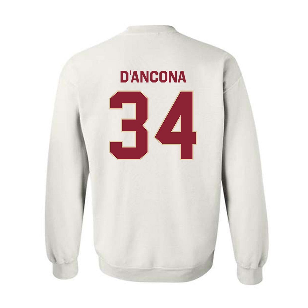 Boston College - NCAA Baseball : Luke D'Ancona - Classic Shersey Crewneck Sweatshirt-1