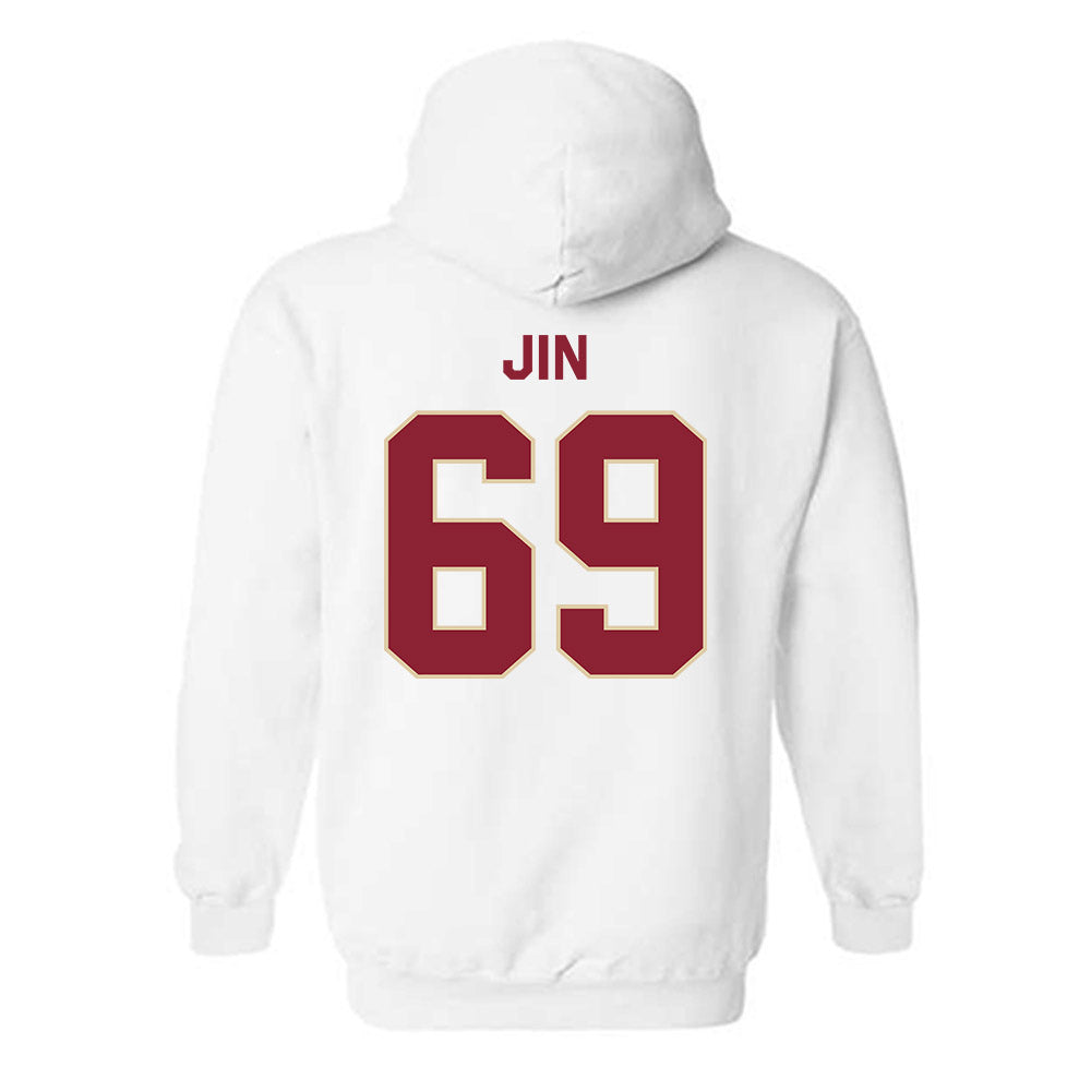 Boston College - NCAA Football : Marek Jin - Classic Shersey Hooded Sweatshirt-1