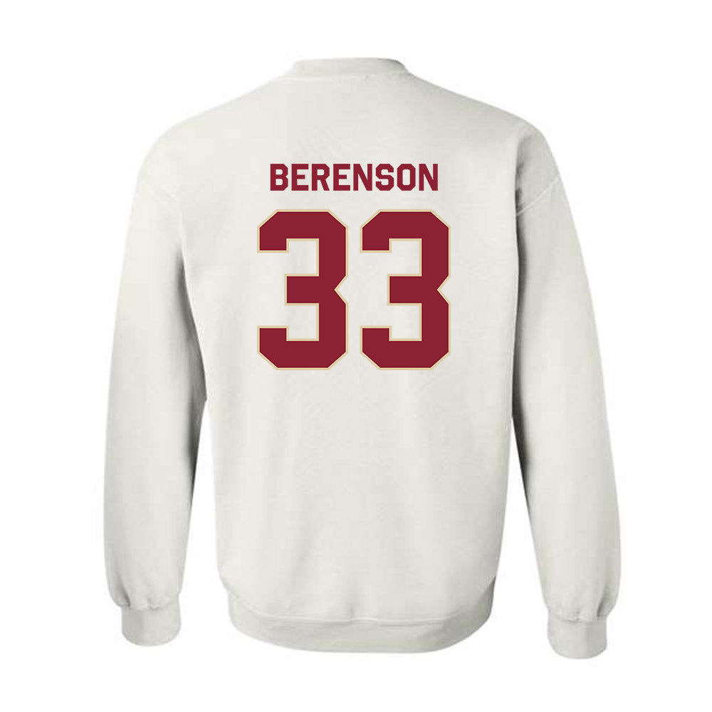 Boston College - NCAA Baseball : Logan Berenson - Classic Shersey Crewneck Sweatshirt-1