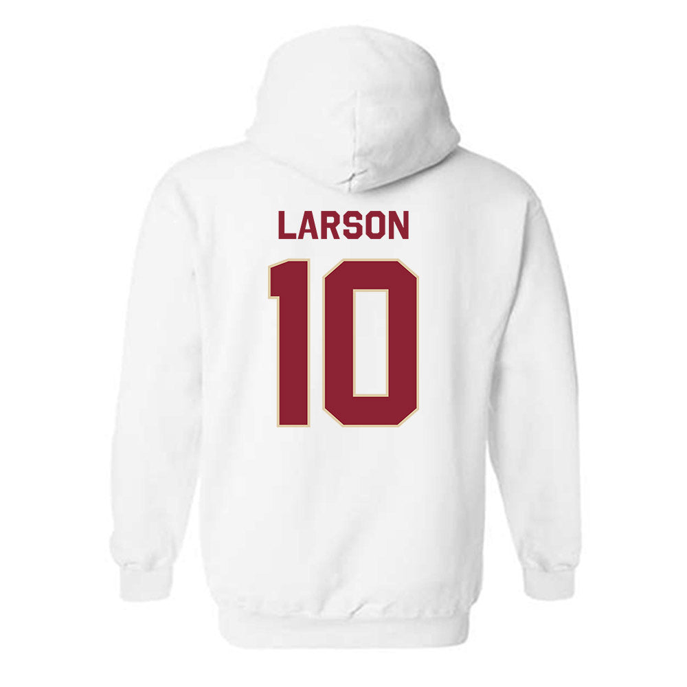 Boston College - NCAA Baseball : Colin Larson - Classic Shersey Hooded Sweatshirt-1