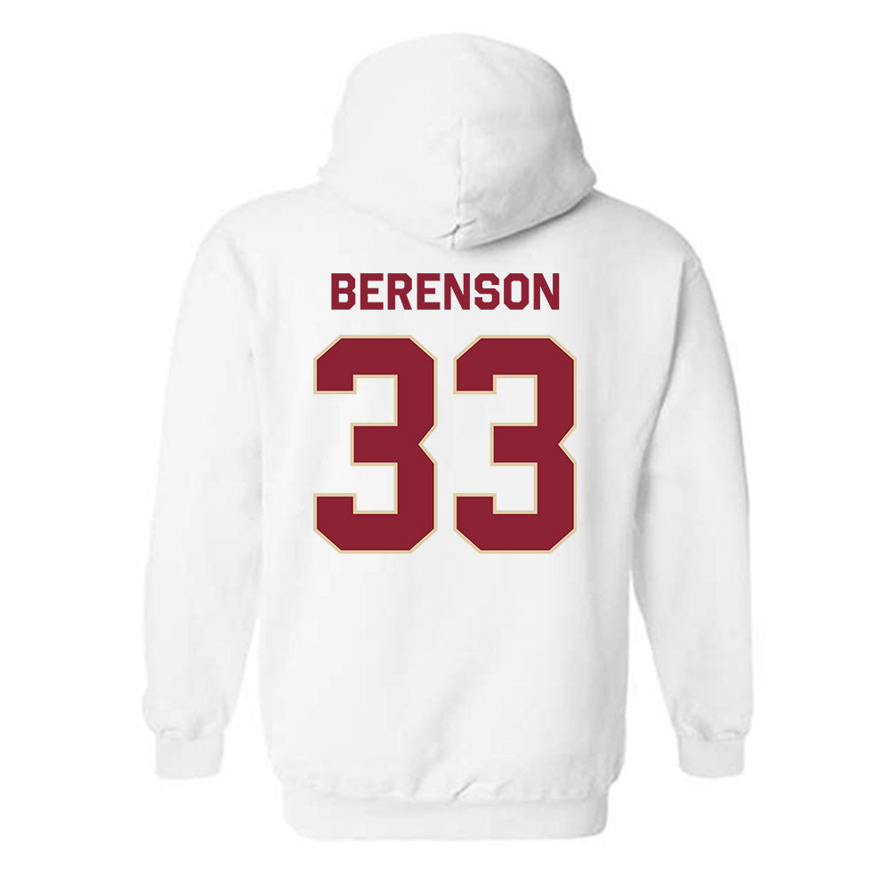Boston College - NCAA Baseball : Logan Berenson - Classic Shersey Hooded Sweatshirt-1