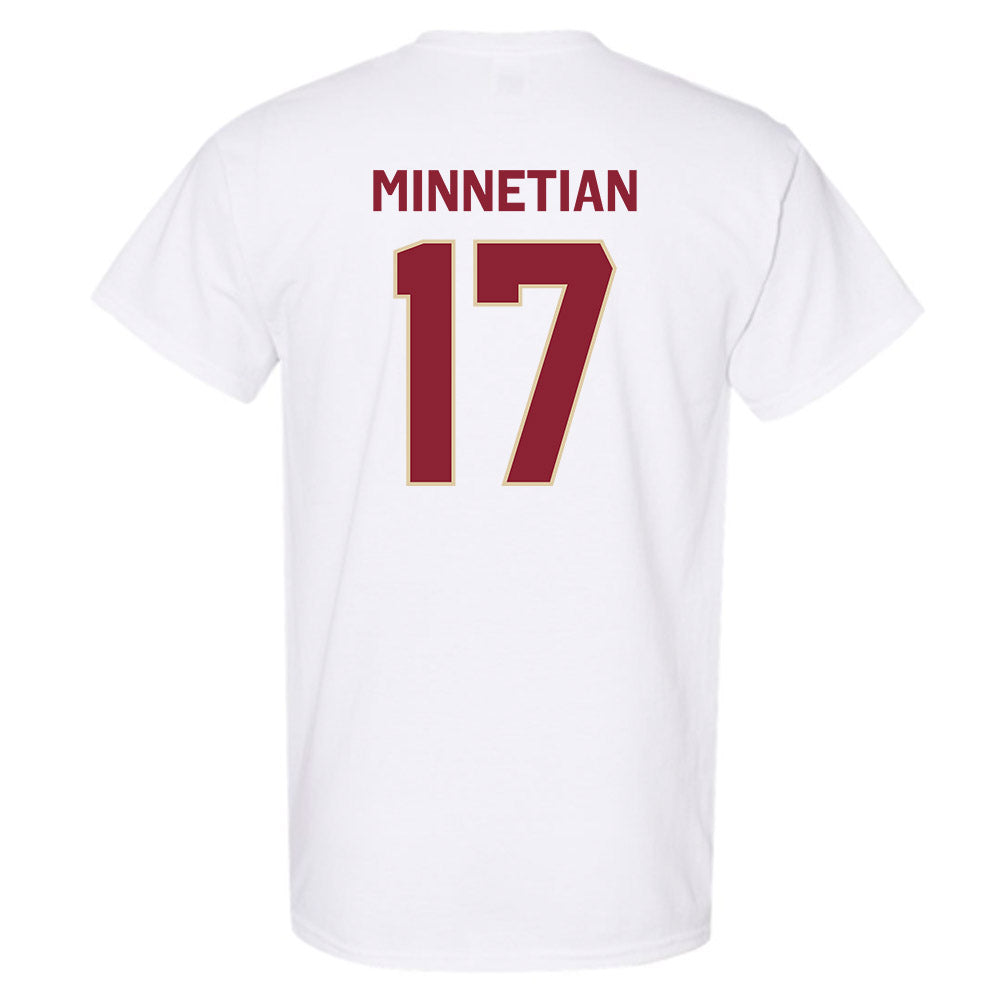 Boston College - NCAA Men's Ice Hockey : Aram Minnetian - Classic Shersey T-Shirt-1