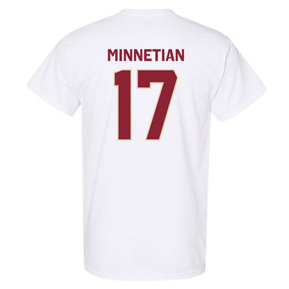 Boston College - NCAA Men's Ice Hockey : Aram Minnetian - Classic Shersey T-Shirt-1