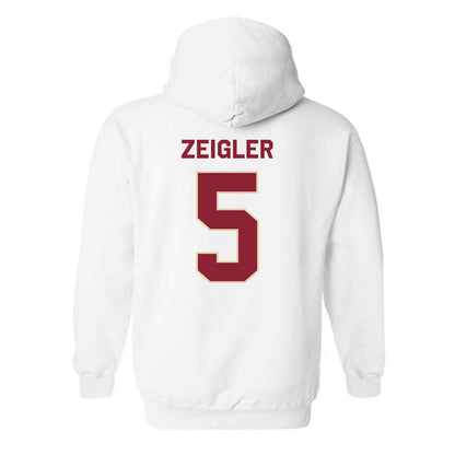 Boston College - NCAA Men's Basketball : Armoni Zeigler - Classic Shersey Hooded Sweatshirt-1