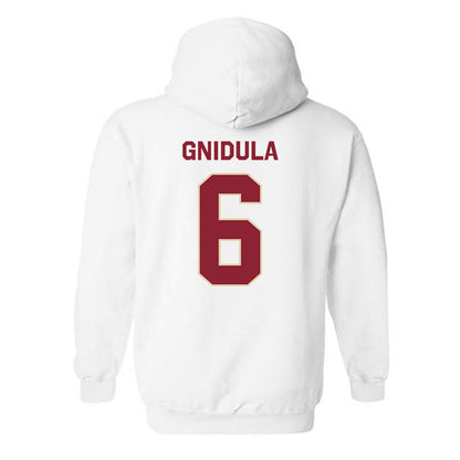 Boston College - NCAA Women's Soccer : Anie Gnidula - Classic Shersey Hooded Sweatshirt-1