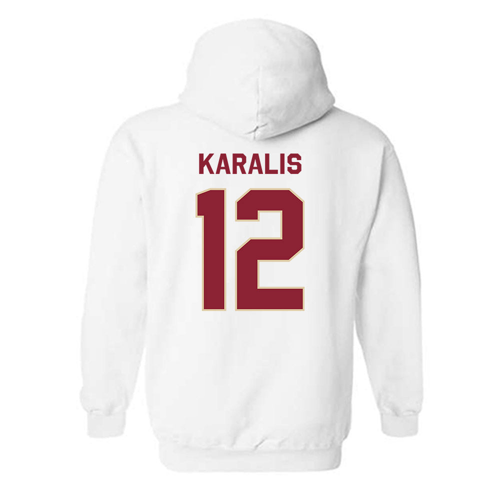 Boston College - NCAA Men's Soccer : Alexi Karalis - Classic Shersey Hooded Sweatshirt-1