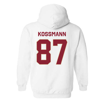Boston College - NCAA Football : Cameron Kossmann - Classic Shersey Hooded Sweatshirt-1