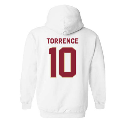 Boston College - NCAA Football : Syair Torrence - Classic Shersey Hooded Sweatshirt-1