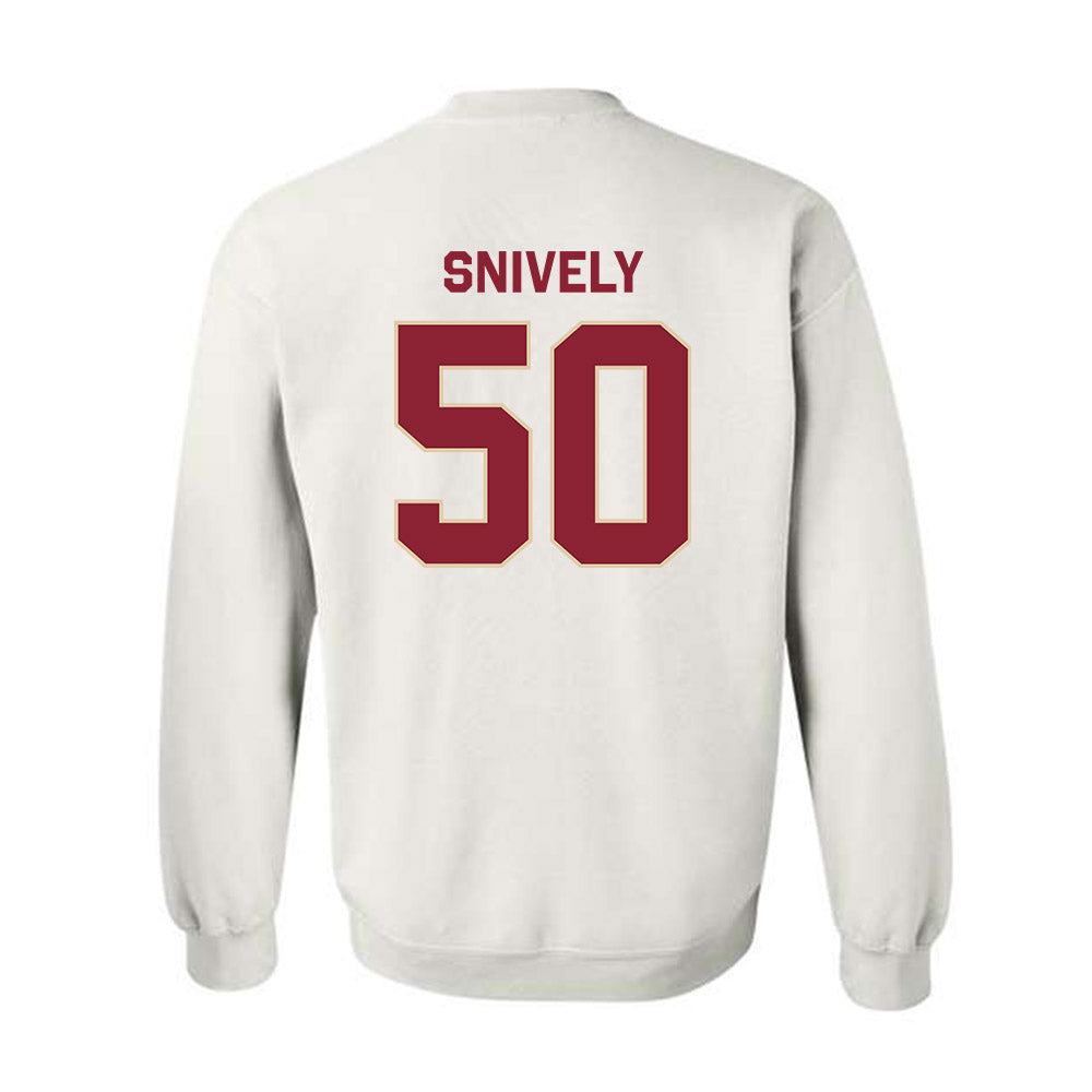 Boston College - NCAA Football : Owen Snively - Classic Shersey Crewneck Sweatshirt-1