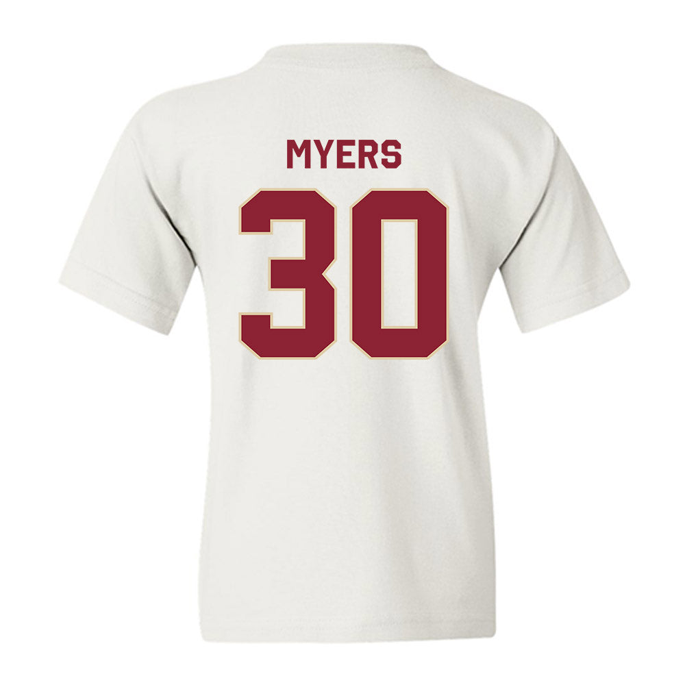 Boston College - NCAA Football : Xavier Myers - Classic Shersey Youth T-Shirt-1
