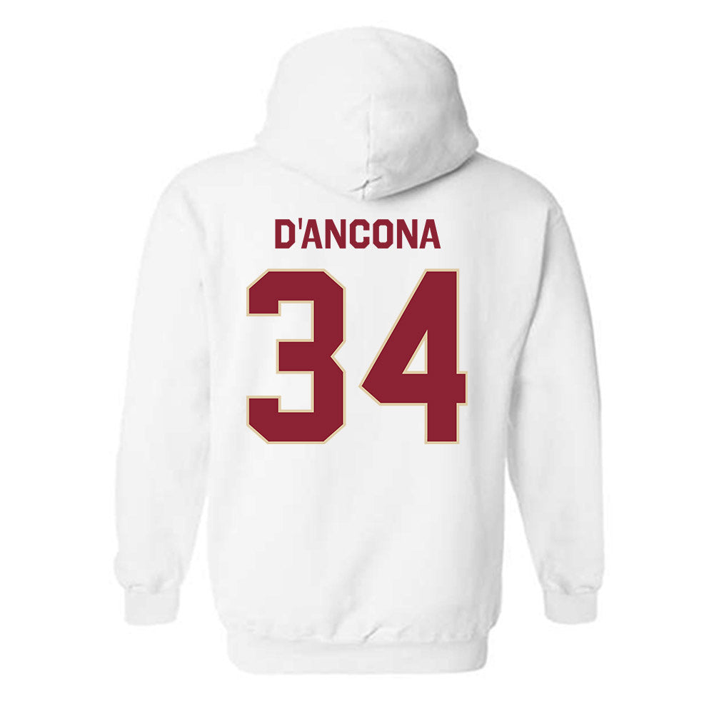 Boston College - NCAA Baseball : Luke D'Ancona - Classic Shersey Hooded Sweatshirt-1