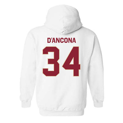 Boston College - NCAA Baseball : Luke D'Ancona - Classic Shersey Hooded Sweatshirt-1